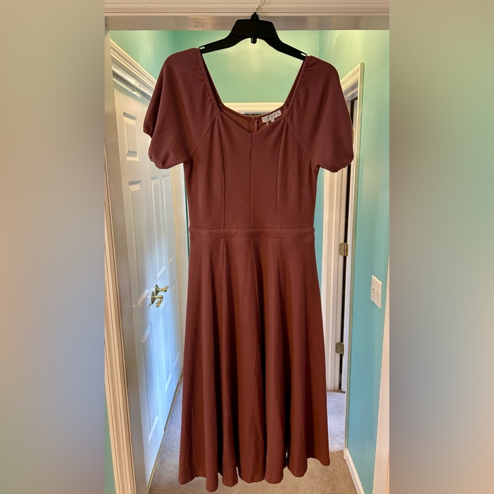 Ivy City Co Mauve Stella Dress Size Large New With Tag